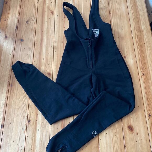 Obermeyer vintage Snell with Stirrups in a cotton blend in black size 6 - Picture 2 of 12